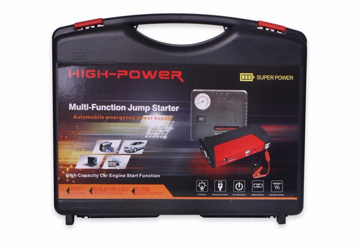 Robot pornire auto portabil, cu acumulator 50800 mAh pentru pornire auto si dispozitive portabile [7]