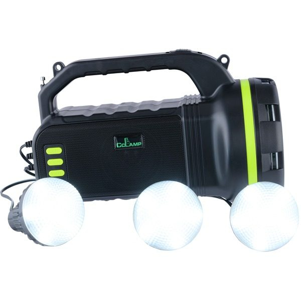 Kit Lanterna solara cu 4 becuri incluse, Functie de Powerbank, boxa cu Bluetooth si radio CL-18 [5]