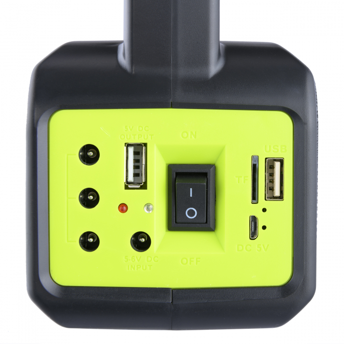 Kit Lanterna solara cu 4 becuri incluse, Functie de Powerbank, boxa cu Bluetooth si radio CL-18 [4]