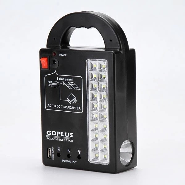 Kit cu panou solar pentru camping si drumetii, Gdplus GD8215 [2]