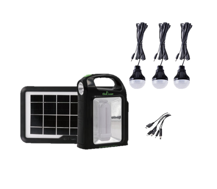 Kit solar CCLAMP CL-02 pentru camping, cu panou solar si functie Power Bank [2]