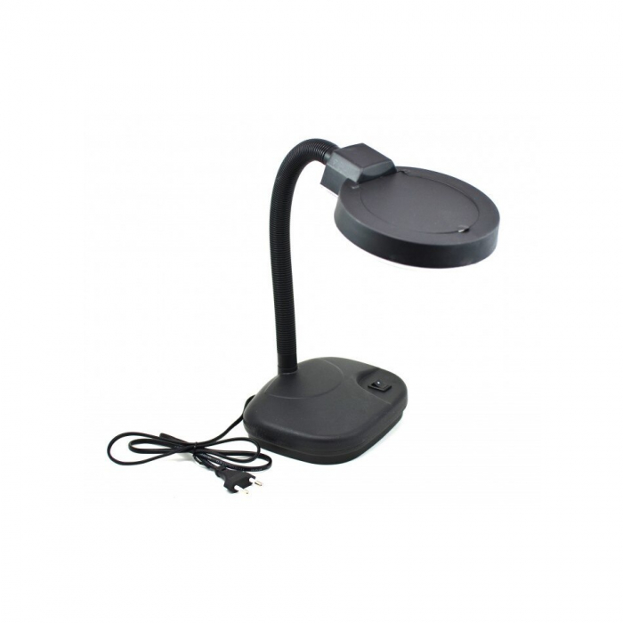 Lampa de masa cu lupa si neon circular [3]