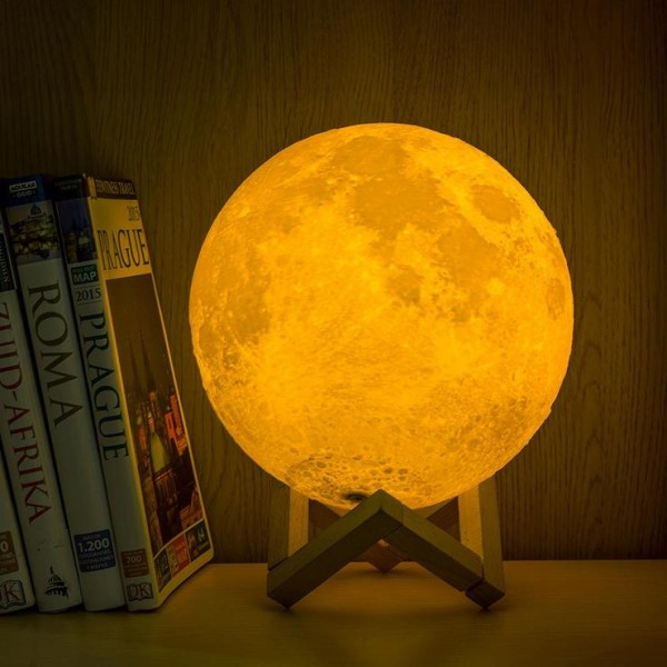Lampa decorativa 3D Moonlight cu USB si luminozitate ajustabila [5]