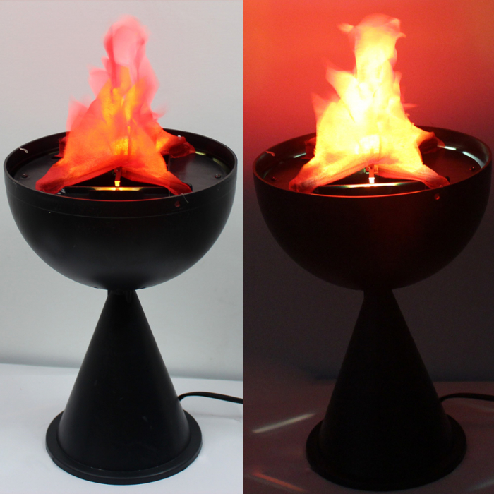 Lampa electrica cu picior ce imita flacarile cu flacara falsa [3]