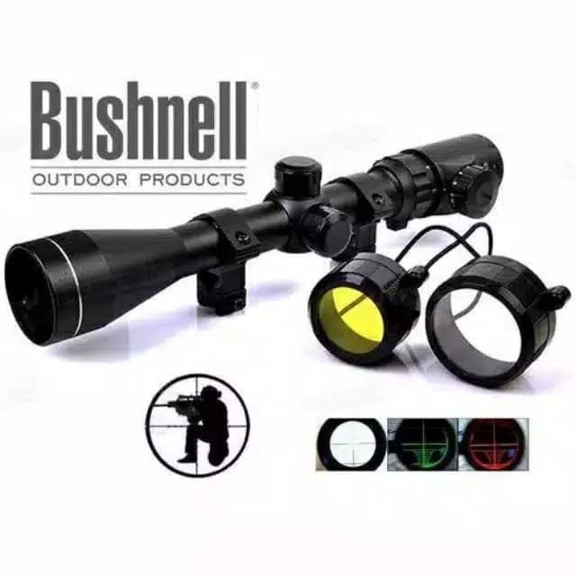 Luneta pentru arma Bushnell 3-9x40EG cu reticul iluminat în doua culori selectabile roșu și verde [4]