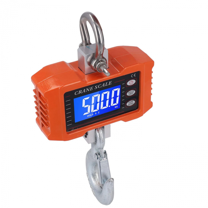 Cantar electronic cu carlig suspendat 1000 kg, si telecomanda Crane Scale [4]