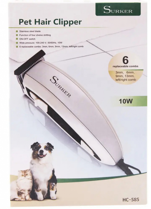 Masina electrica de tuns animale profesionala Surker HC-585 [2]