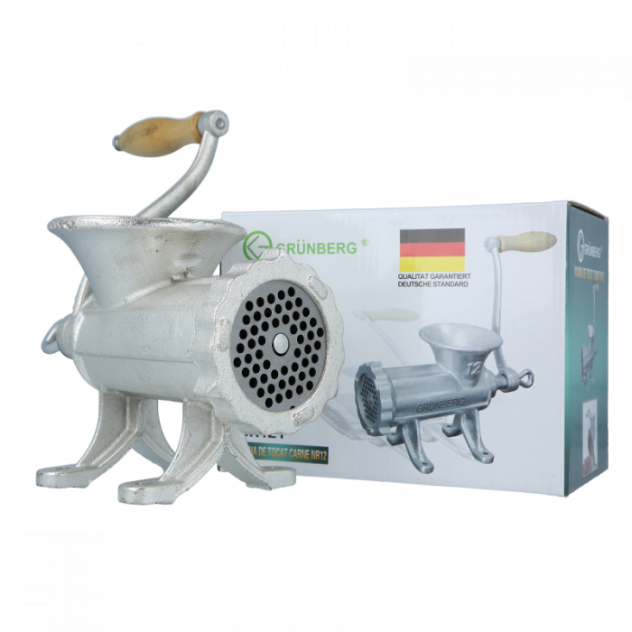 Masina manuala pentru tocat carne din fonta Nr.12,Grunberg GR121 [4]