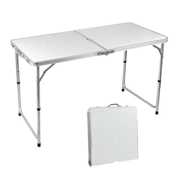 Masuta pliabila picnic din aluminiu 60 x 120 cm + 4 scaune pliabile [4]