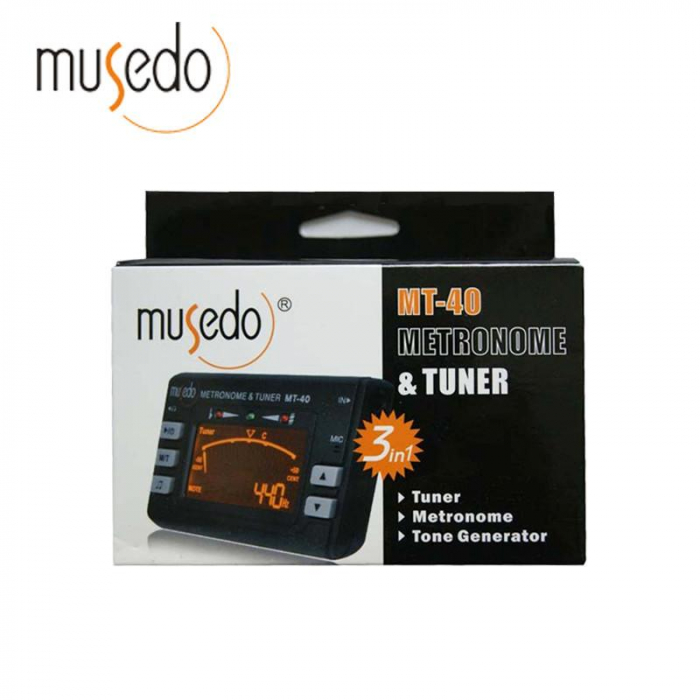 Metronom si Tuner acordor multifunctionale pentru chitara, Musedo MT40 [3]