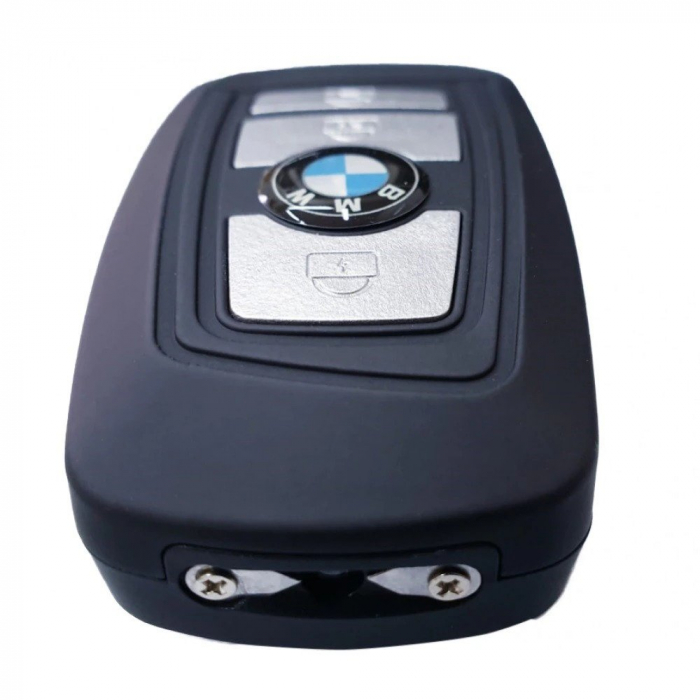 Micro electrosoc in forma de cheie auto BMW, cu lanterna si sirena TW-1801 [1]