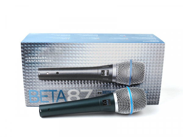 Microfon profesional cu fir supercardioid Shure Beta 87A [4]