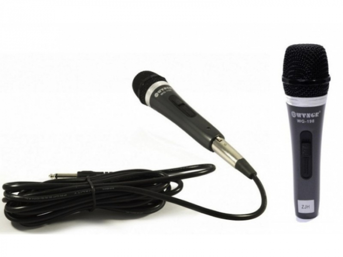 Microfon dinamic profesional cu fir, WG-198 [5]