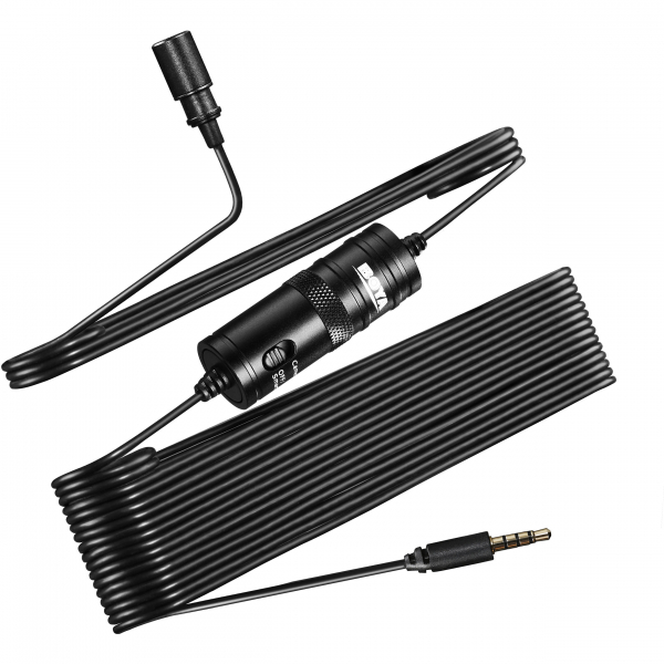 Microfon Omnidirectional Lavaliera Boya BY-M1 pentru camere foto si Smartphone [4]