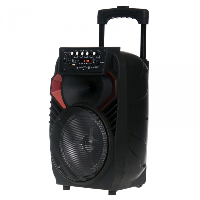 Boxa tip troler JRH A82,300 W cu Bluetooth, acumulator si microfon wireless [3]