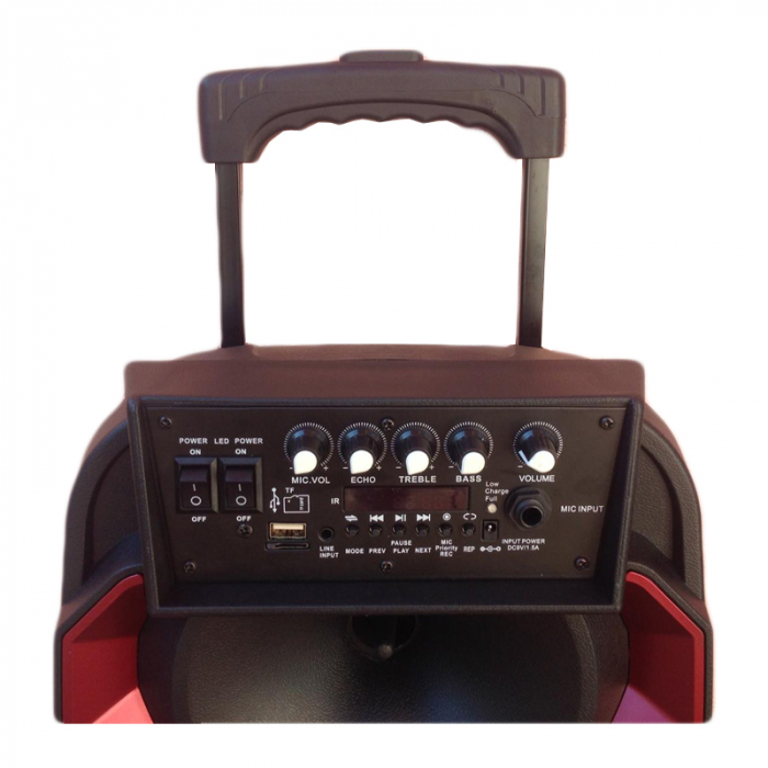 Boxa tip troler JRH A82,300 W cu Bluetooth, acumulator si microfon wireless [2]