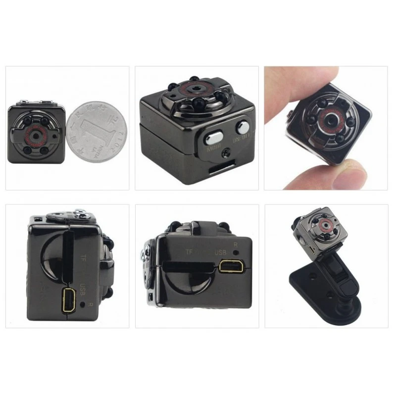 Mini camera spion SQ8 Full HD 1080P cu senzor de miscare si stabilizator imagine [3]