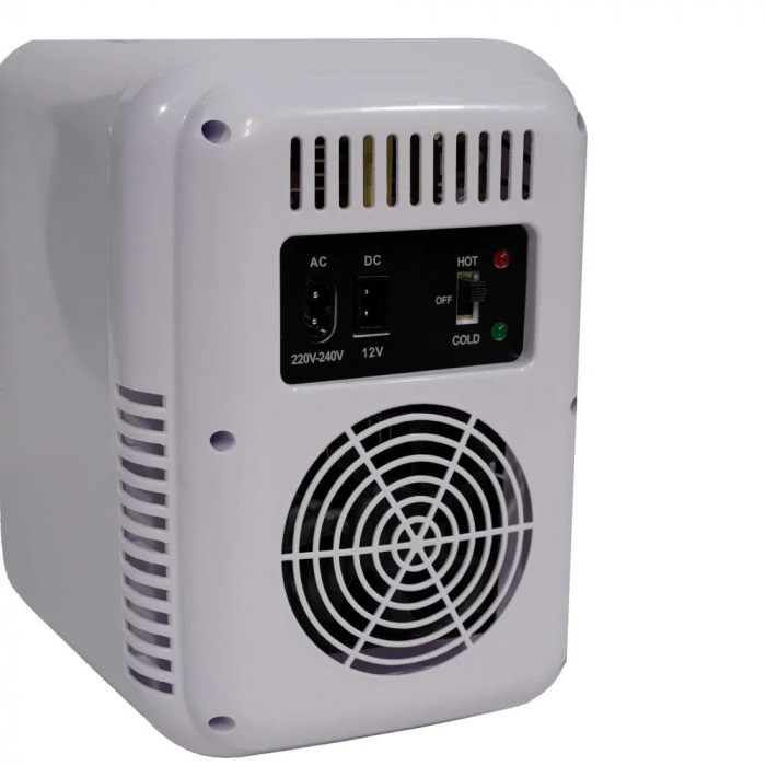 Mini frigider portabil 12V-220V cu capacitate 4 litri, pentru casa sau auto [4]