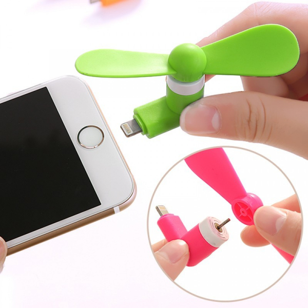 Mini ventilator portabil telefon iPhone 5/5S/6/6+/SE/ iPad [2]