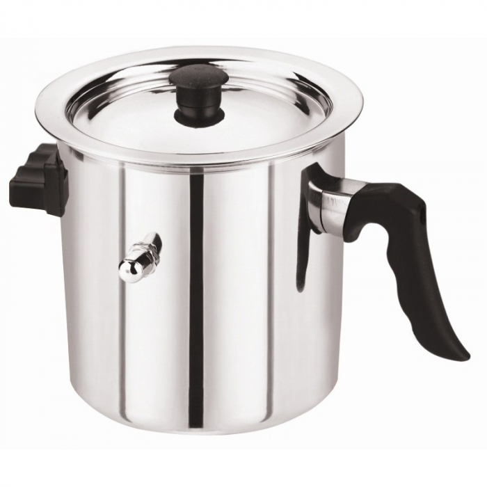 Oala din inox de fiert lapte 3 litri cu pereti dubli si avertizare sonora,Grunberg GR-1518 [2]