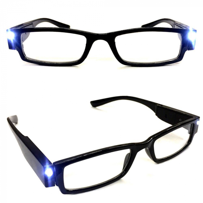 Ochelari pentru citit dotati cu 2 LEDuri si dioptrii +2.00,Multi Strength [3]