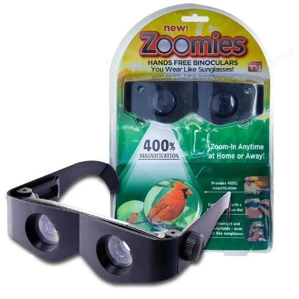 Ochelari tip binoclu cu zoom reglabil Zoomies, marire 400% si lentile protectie raze solare [3]