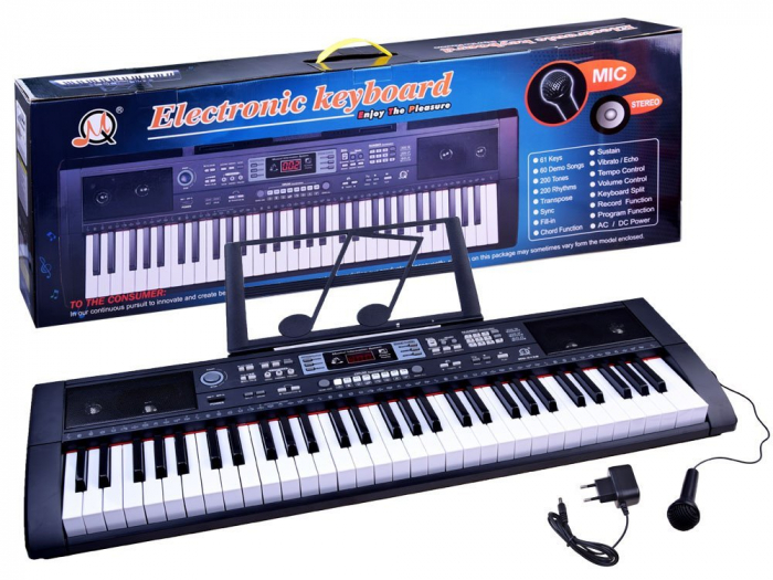 Orga electronica cu 61 de clape MQ-603UFB, cu Bluetooth,USB /MP3 si Radio FM [3]