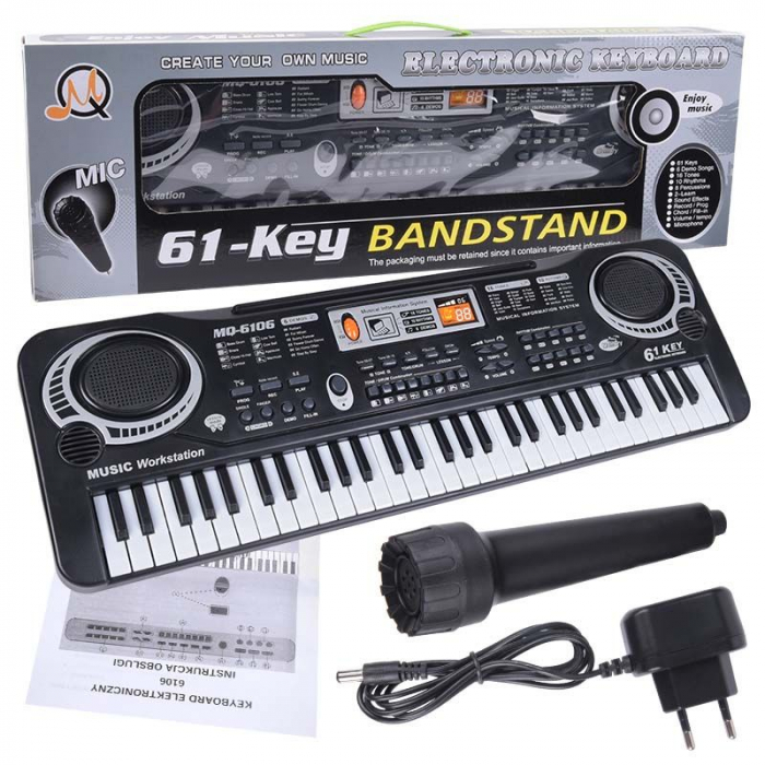 Orga electronica pentru copii si incepatori cu 61 de clape MQ-6106 [5]