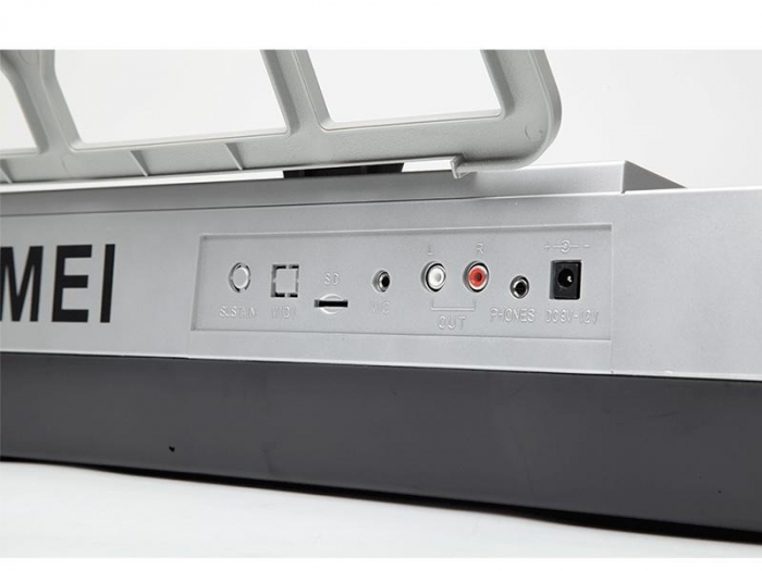 Orga electronica pentru exersat YM-853 cu 61 clape si 5 octave, citire MP3 Player USB [2]
