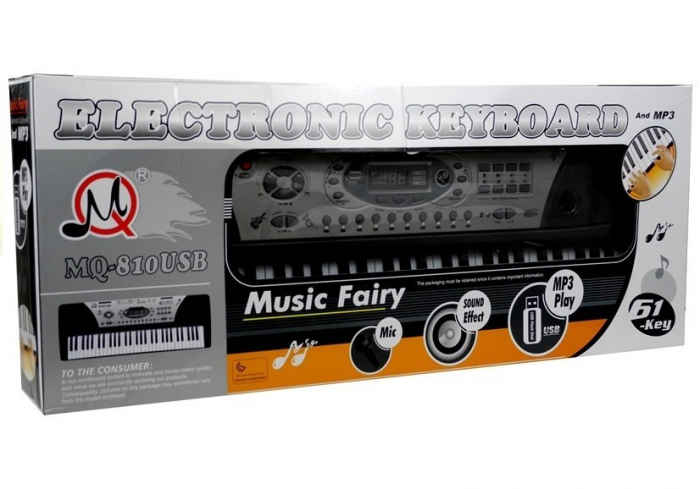 Orga electronica MQ-810USB cu 61 de clape si citire prin MP3 player [5]