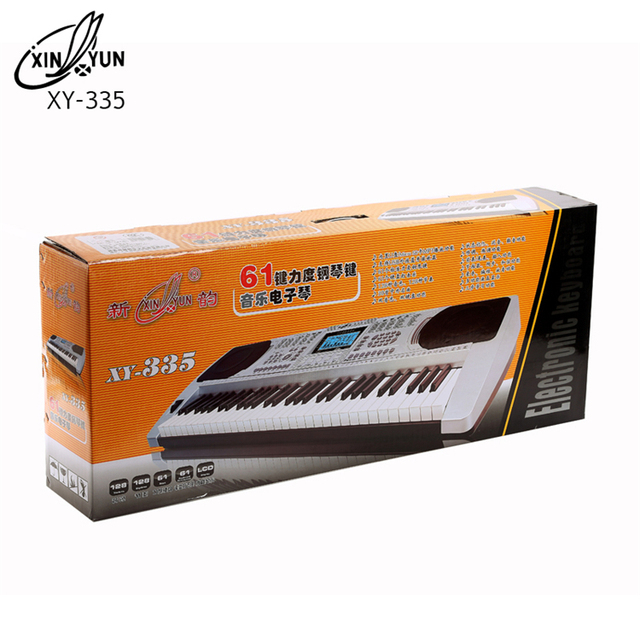 Orga profesionala electronica XY-335, 61 clape cu port USB MP3 Player si interfata Midi [3]