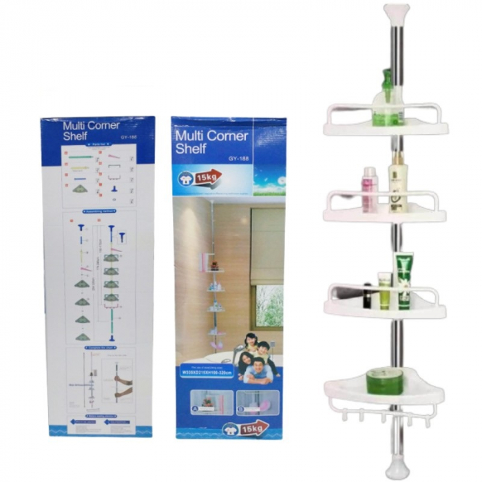 Organizator etajera colt pentru baie,Multi Corner Shelf GY-188 [5]