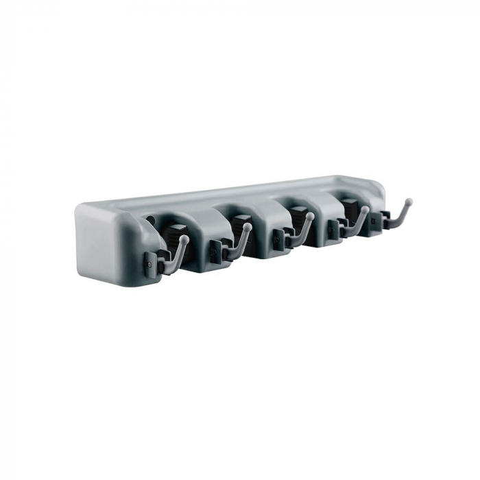 Organizator multifunctional cu 5 carlige si 4 locasuri, pentru maturi si mopuri [4]