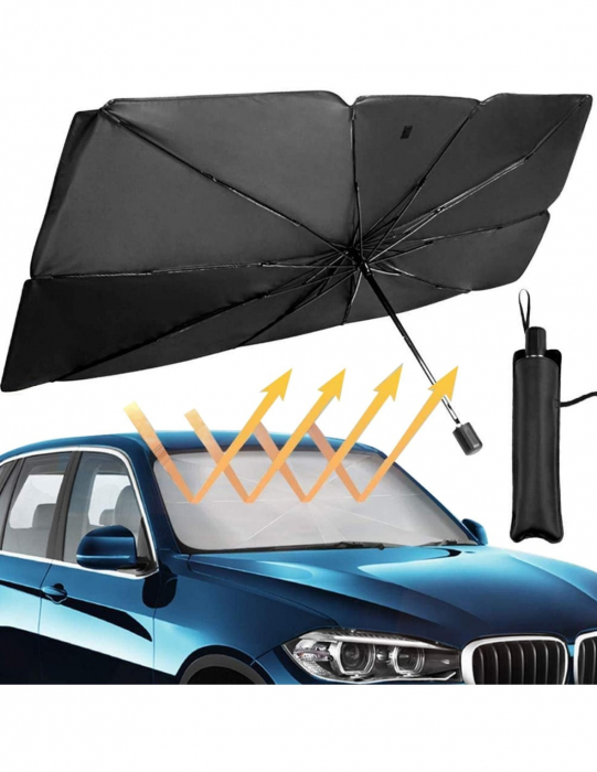 Parasolar auto pliabil tip umbrela,pentru parbrizul masinii [6]
