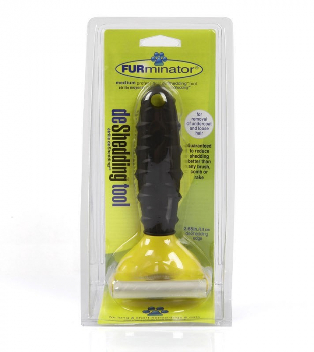 Perie profesionala de curatat par de animale, FURminator medium [3]