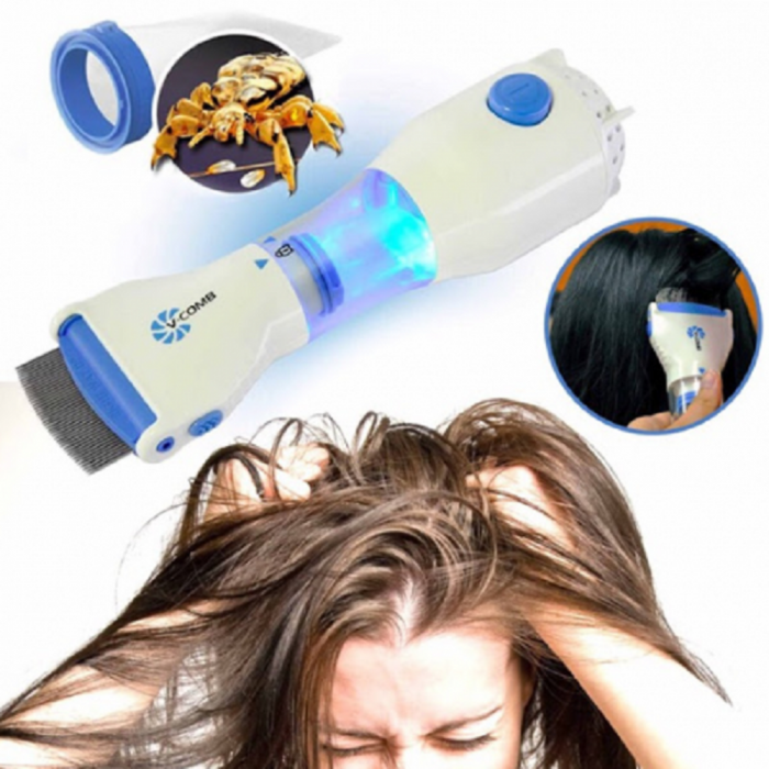 Pieptene aspirator impotriva paduchilor si parazitilor, V-Comb [2]