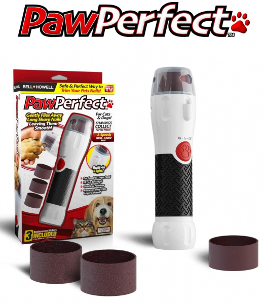 Pila electrica pentru caini si pisici Paw Perfect cu 2 viteze si lumina LED a campului de lucru [2]