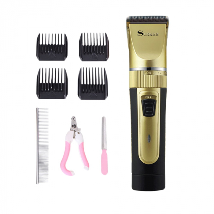 Aparat de tuns cu acumulator pentru animale Surker, accesorii incluse [5]