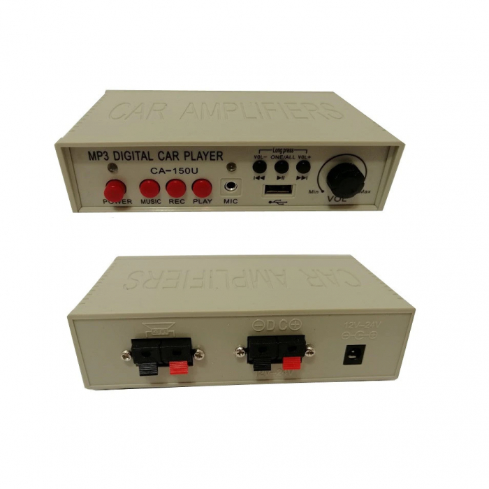 Portavoce Megafon auto 12V cu inregistrare si slot USB, 40 Watti [2]