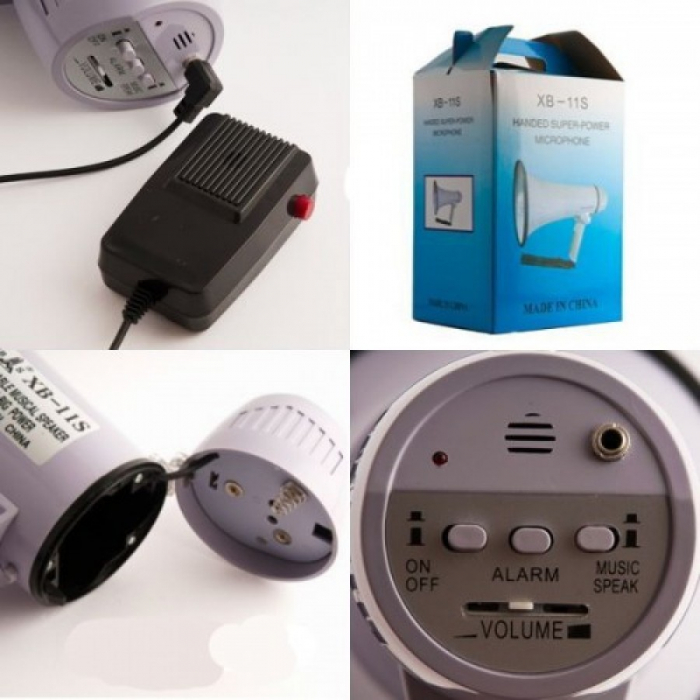 Portavoce portabila tip megafon cu microfon extern, XB-11S [2]