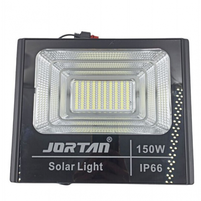 Proiector 150W cu LED SMD, panou solar si telecomanda, Jortan JT-BJ150W-TZ [2]