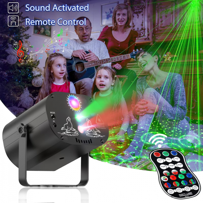 Proiector de lumini Disco cu efecte Laser pentru evenimente [2]