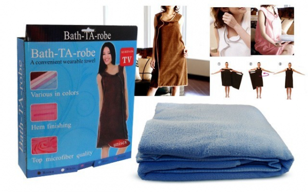 Prosop pentru baie tip halat Bath-TA-robe [2]