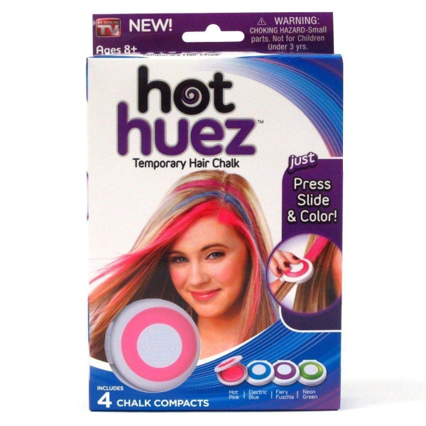 Pudra coloranta temporara pentru suvite par Hot Huez [2]