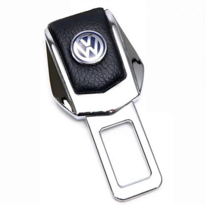 Set 2 adaptoare pentru centura de siguranta auto cu sigla Volkswagen [2]