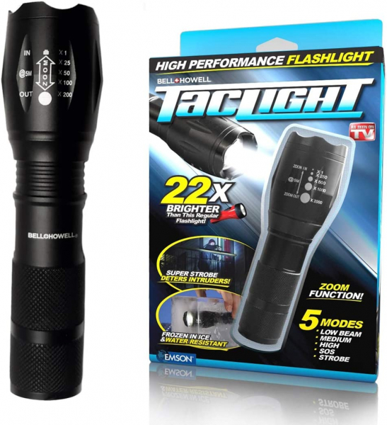 Set 2 lanterne Tactice Tac Light Super LED Tac Light 1+1 Gratis [2]