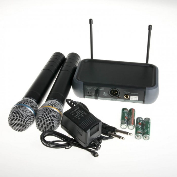 Set 2 microfoane profesionale wireless PGX4, 60 m [3]