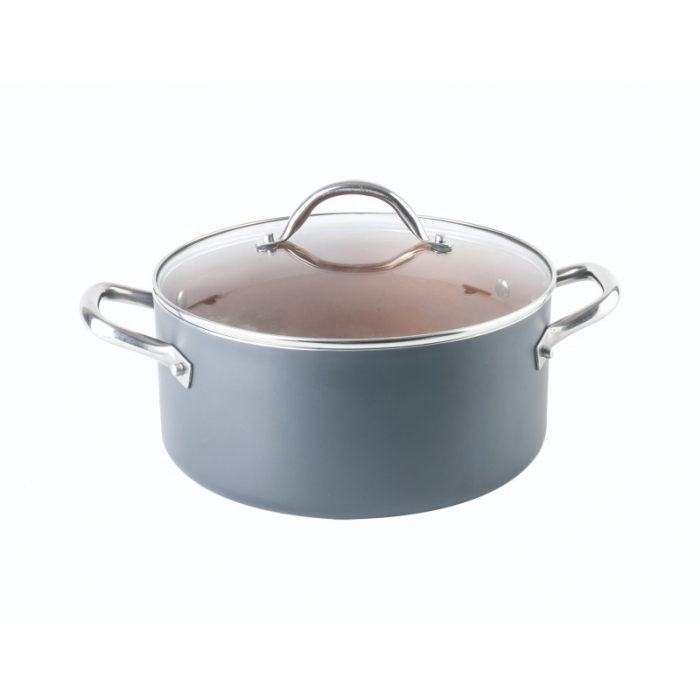 Set 6 piese cu 3 vase din aluminiu,invelis antiaderent Titanium & Ceramic,Grunberg GR 6936 [4]