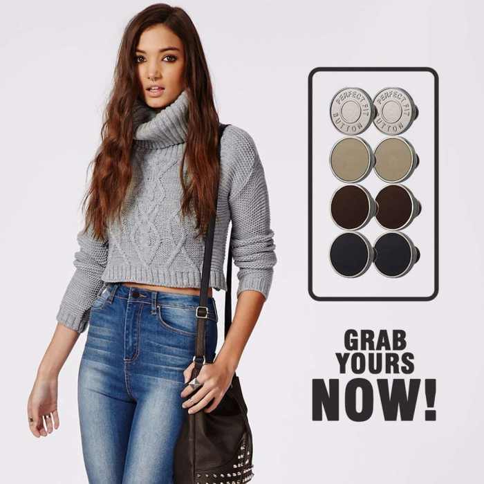 Set capse ajustabile pentru imbracaminte,Perfect Fit Button [4]