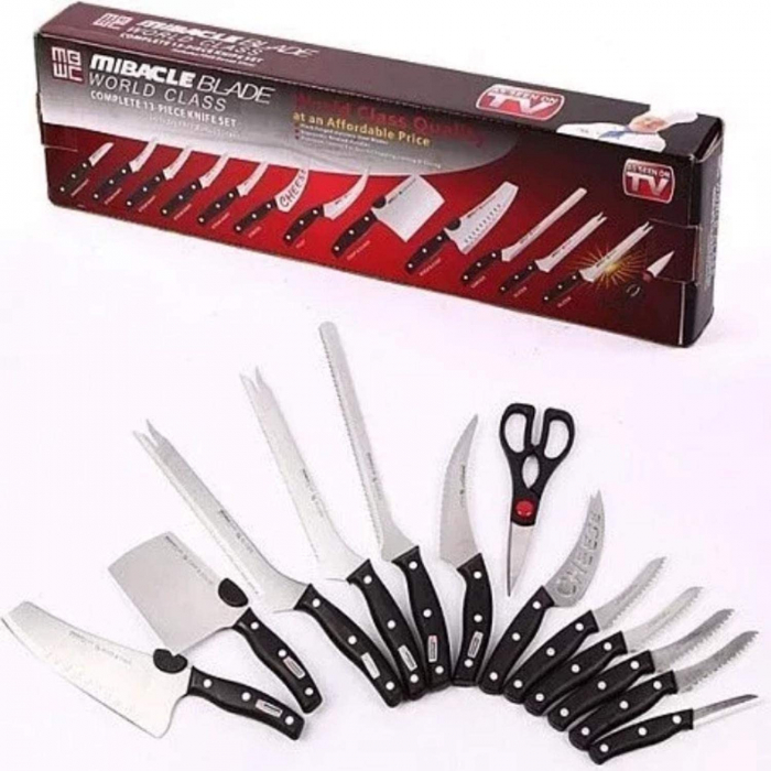 Set Miracle Blade World Class cu 13 cutite pentru bucatarie [2]